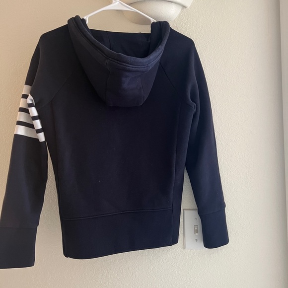 Thom Brown 4-Bar loopback cotton zip-up Hoodie - Picture 4 of 7